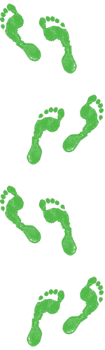 green feet logo